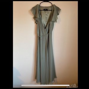 Wedding dress size 8 wrap tie